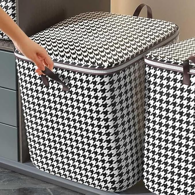 Blanket & Bedding Storage Bag with Clear Window and Zipper