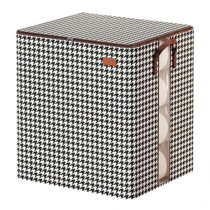 Blanket & Bedding Storage Bag with Clear Window and Zipper