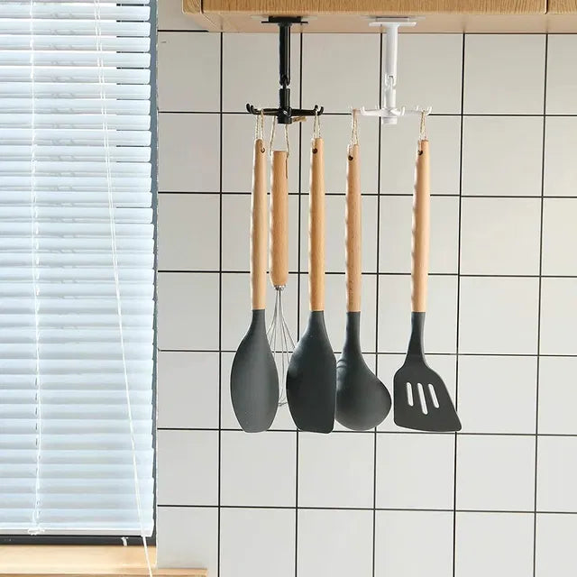 Wall-Mounted Adjustable Degree Hook Sticker