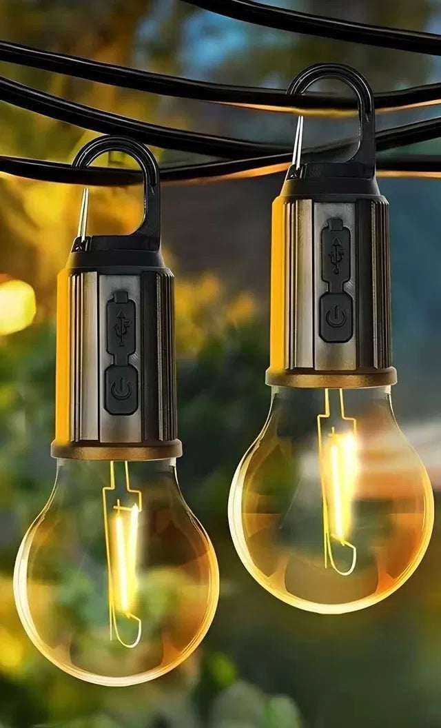 💡 Decorative Hanging Bulb with 3 Modes (Pack of 2)
