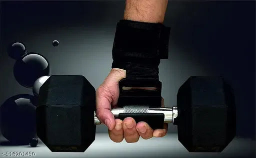 Weight Lifting Hooks Hand Grip Wrist Straps (Set of 2)